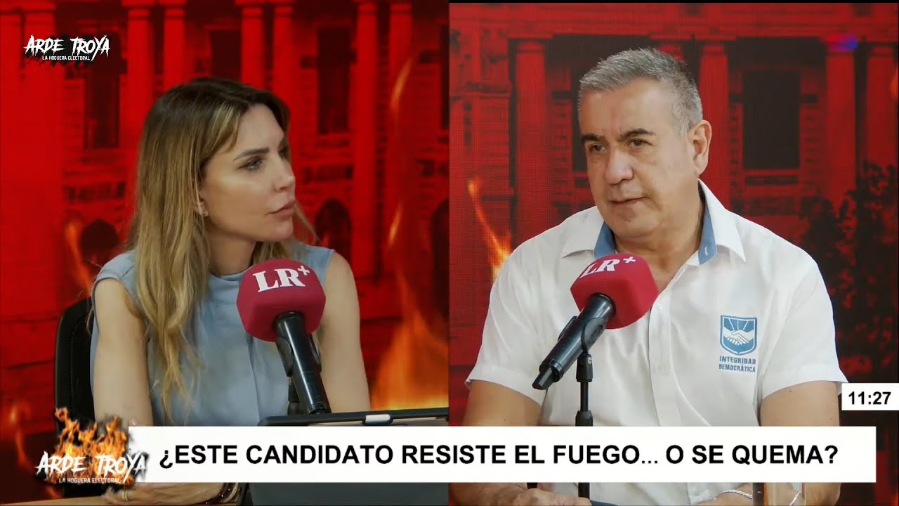 Entrevista a nuestro candidato presidencial Wolfgang Grozo, en Arde Troya, con Juliana Oxenford