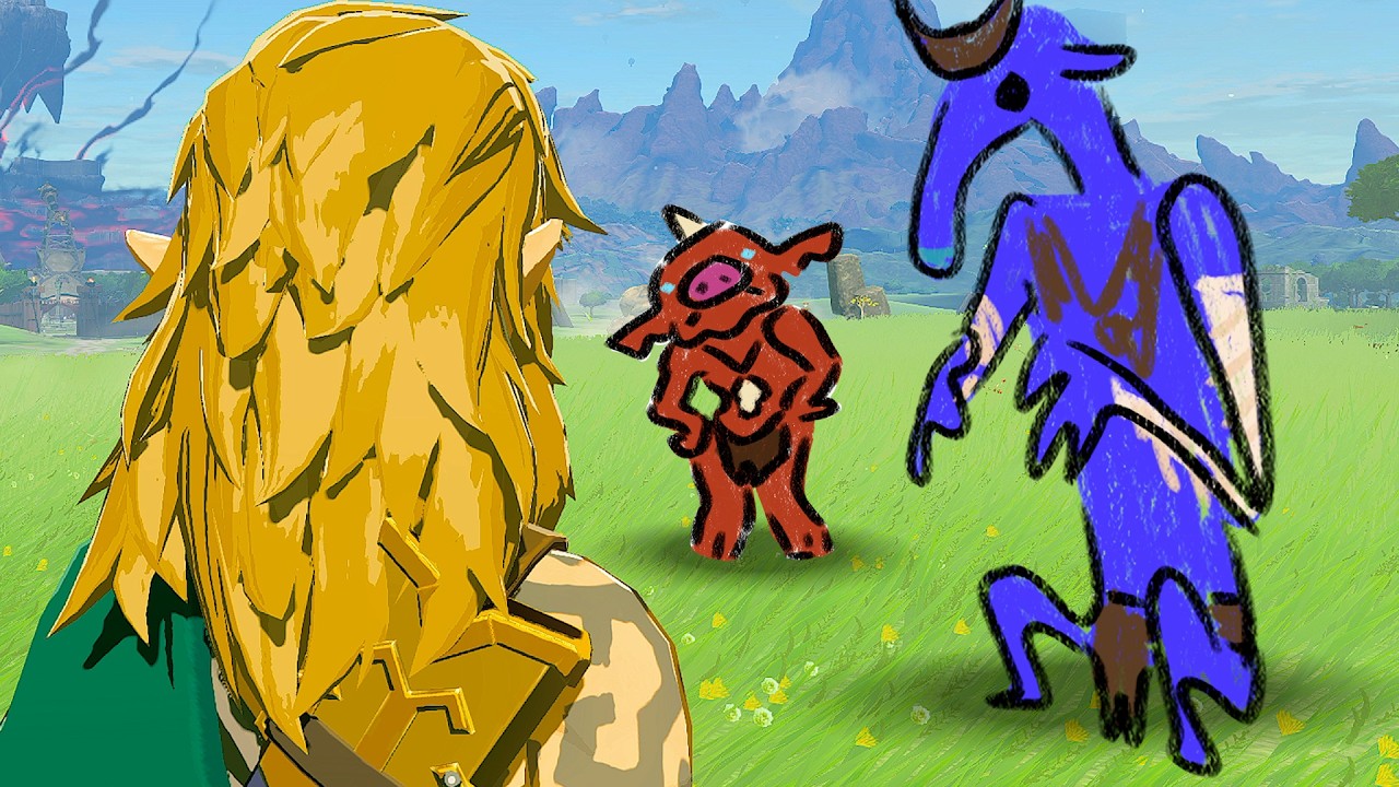I Let My Viewers Redraw EVERY Enemy in Zelda
