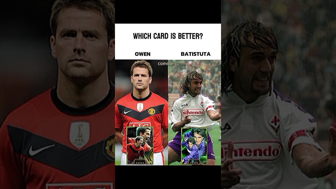 Owen vs Batistuta efootball free contract selection 🔥 #efootball #owen #batistuta #efootball2025