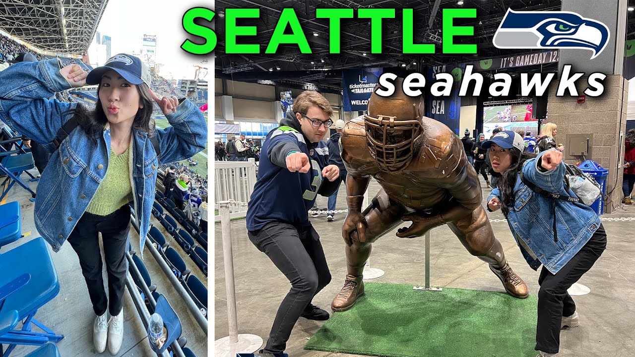 My 1st NFL Seattle Seahawks Football Game | VLOG