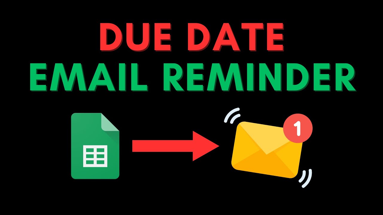 📧 Отправить напоминание по электронной почте до или в день сдачи (Google Таблицы)