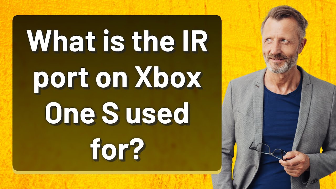 What is the IR port on Xbox One S used for?