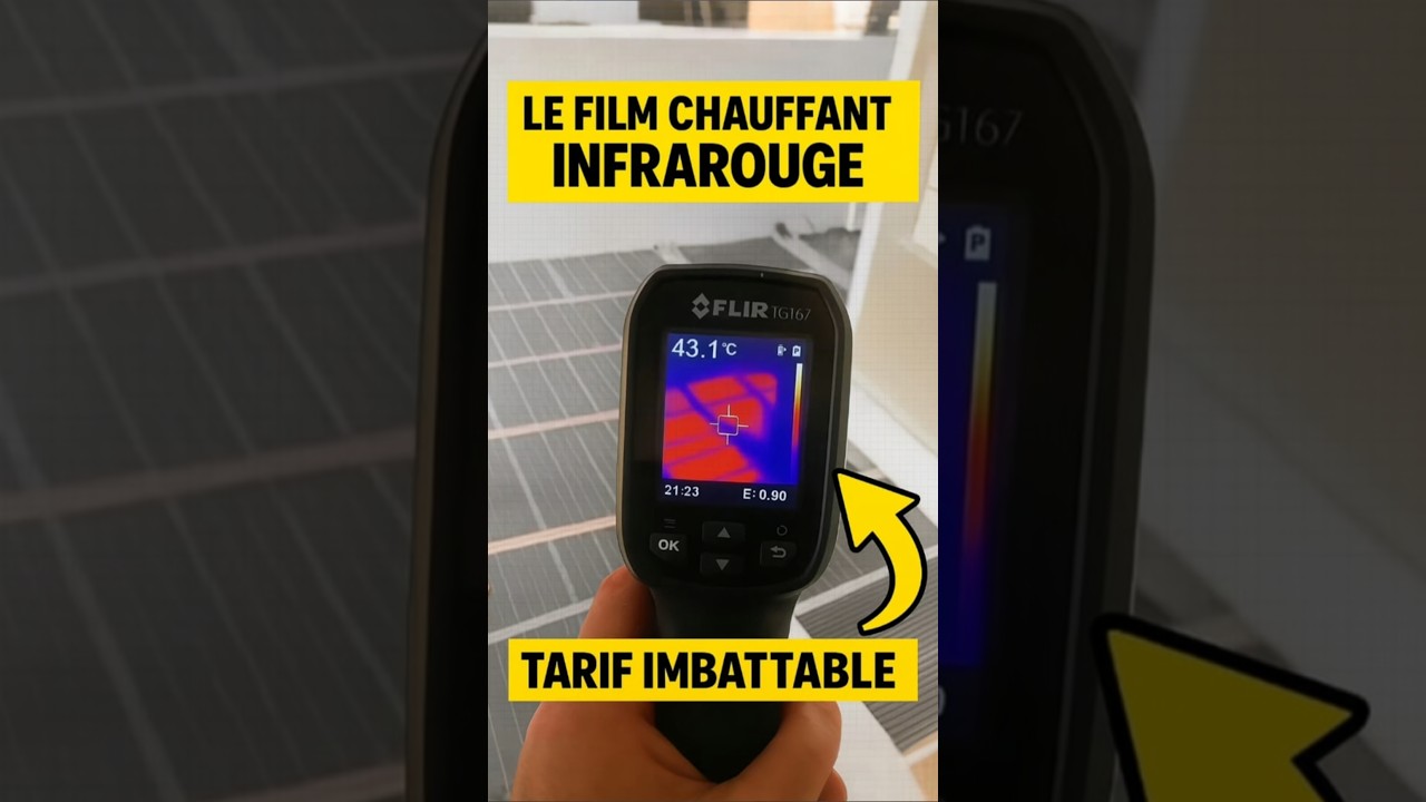 Le film chauffant pour sol #chauffage #btp #construction