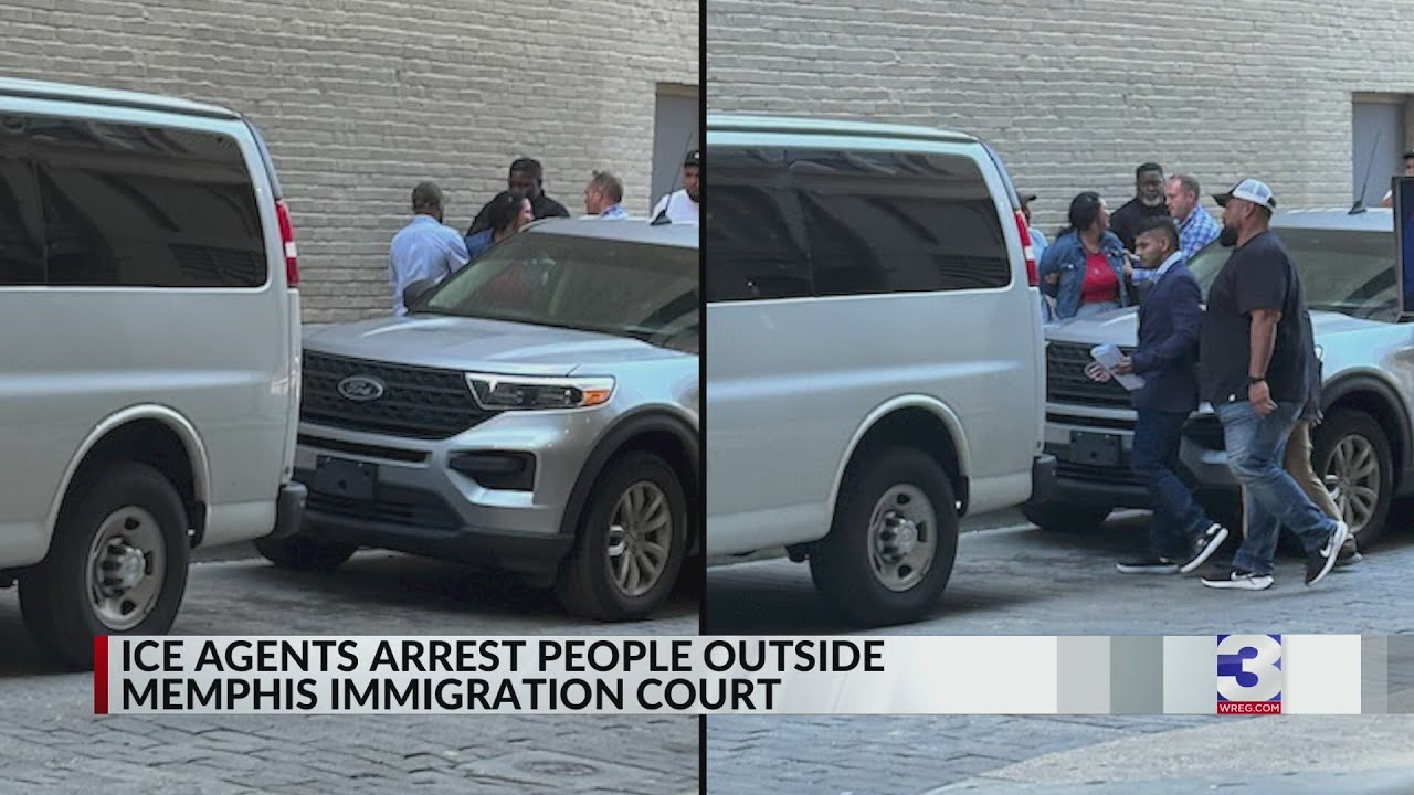 ICE Agents arrest people outside Memphis Immigration Court