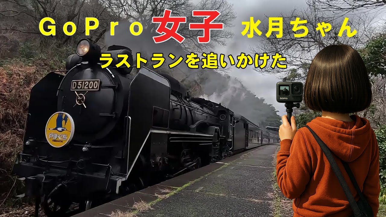 GoPro女子・水月ちゃん撮影　GoPro片手に追いかけたSLやまぐち号最終運行（ラストラン）2日間の記録
