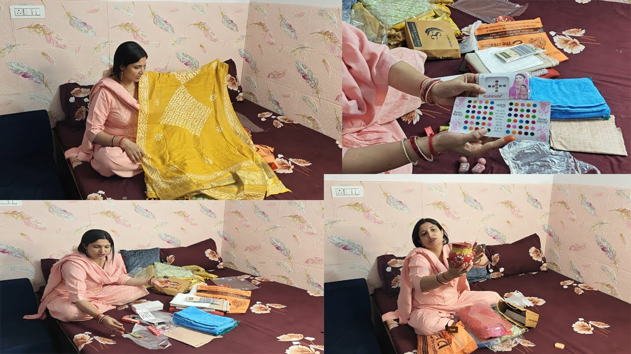 🌺देखिये अपने जेठ जेठानियों के लिए 🌺करवा चौथ पर देने के लिए क्या क्या ले आयी मैं 🌺
