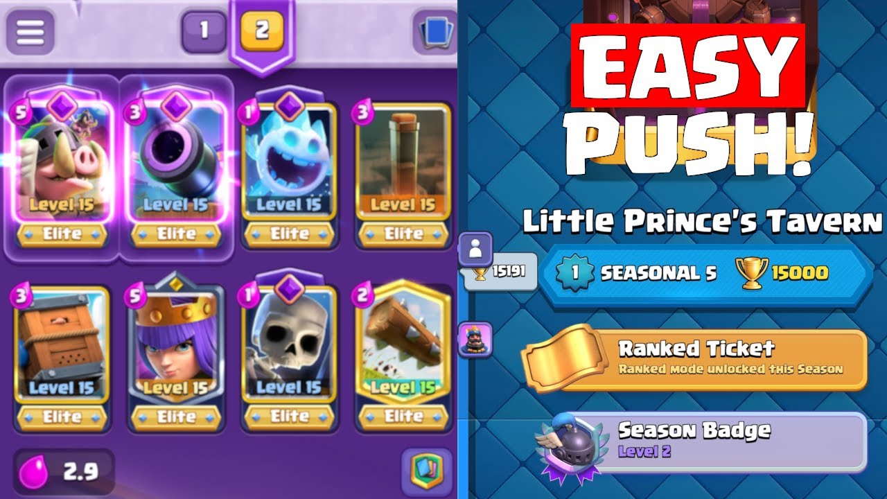 How To Reach 15K🏆 With Hoggies EQ! (Second part) | Clash Royale