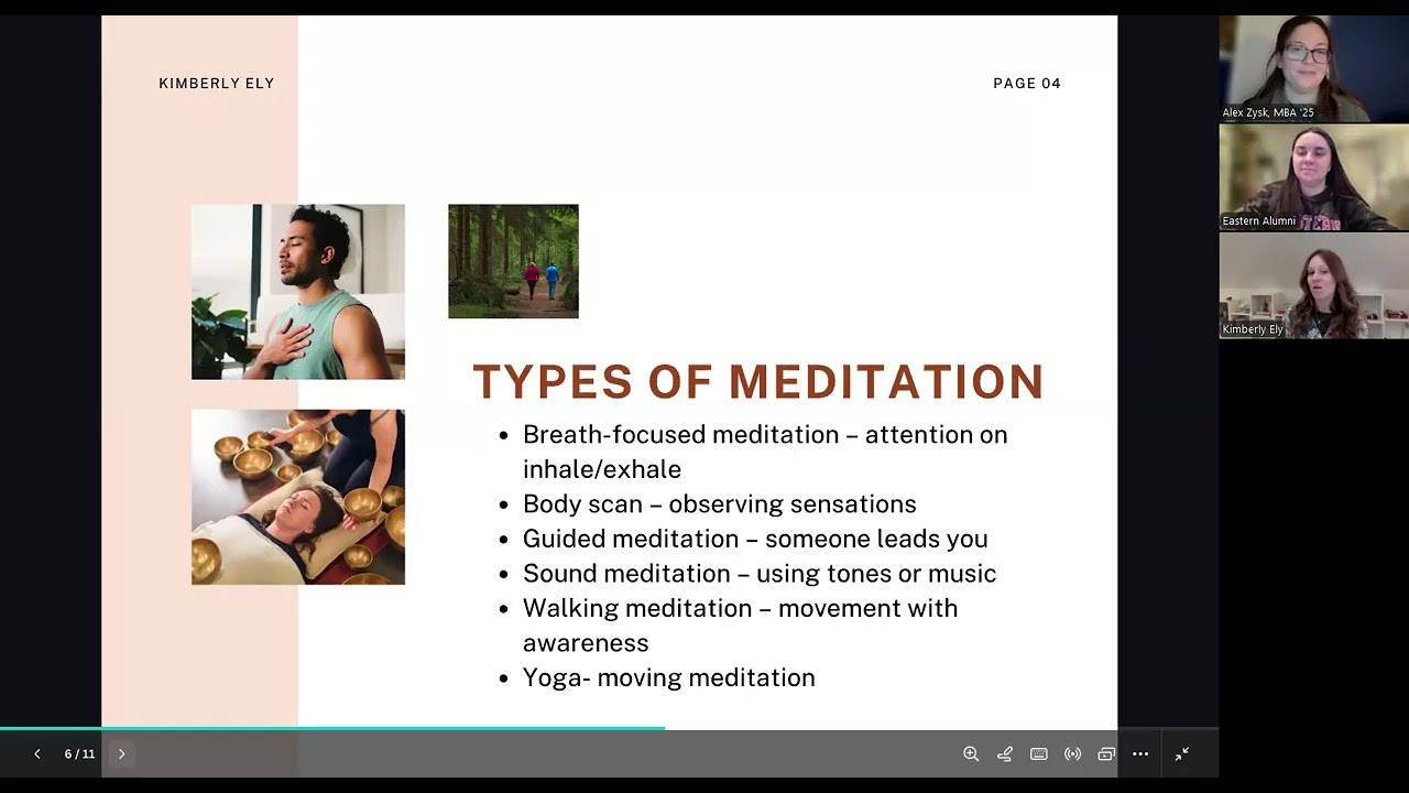 Beaker Brief: Making Moves with Mindfulness with Kimberly Ely, M.Ed. '12