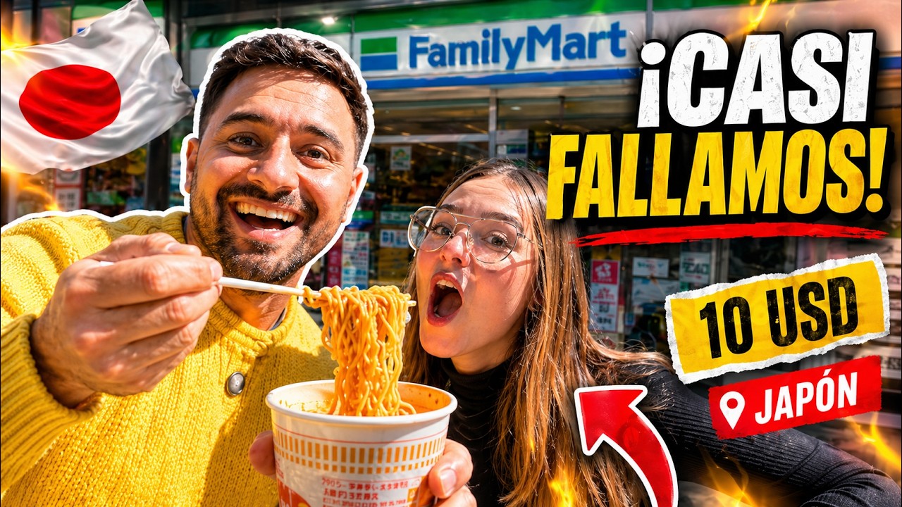 &iquest;Se puede comer en JAP&Oacute;N con solo 10 USD? 🇯🇵 &iexcl;Casi fallamos!