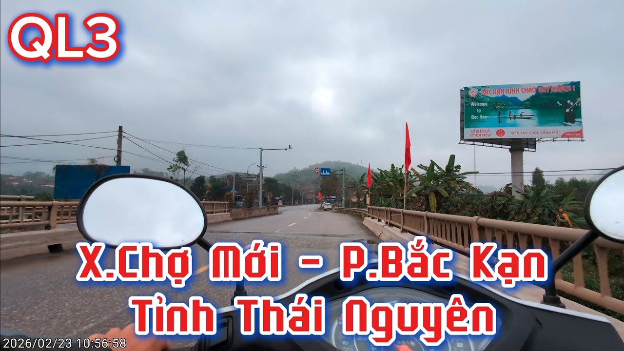 QL3 Xã Chợ Mới đi Phường Bắc Kạn, Tỉnh Thái Nguyên