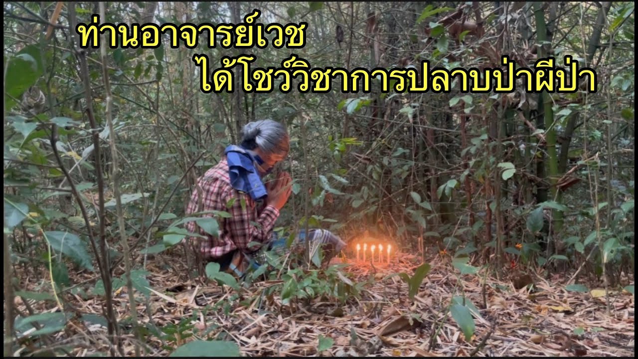 ท่านอาจารย์เวชได้โชว์วิชาการปลาบผีป่า