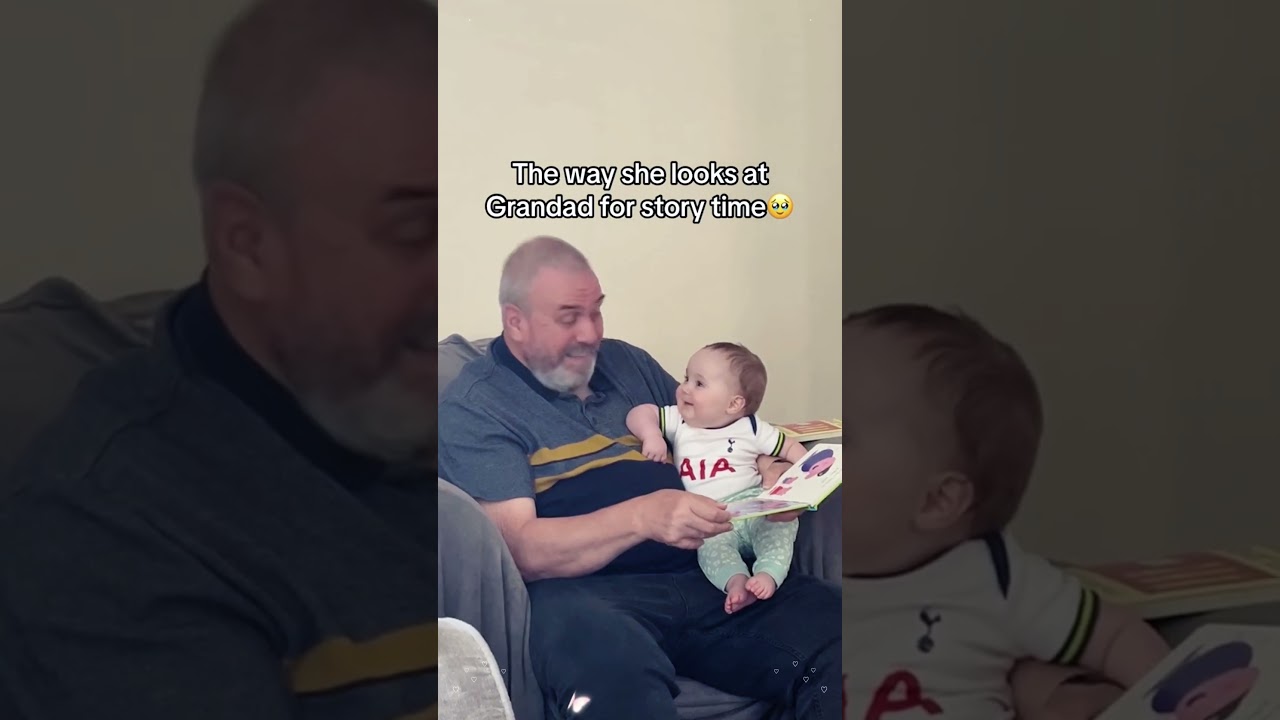 Baby love grandpa. #grandfathersoftiktok #grandfather #grandparents #grandfatherlove #grandma