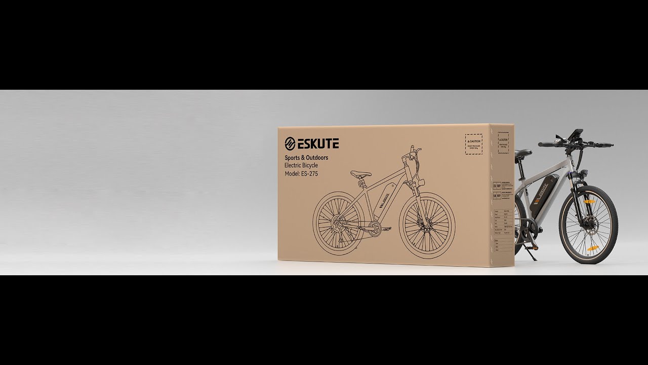 How to assemble the Eskute M100 mountain ebike