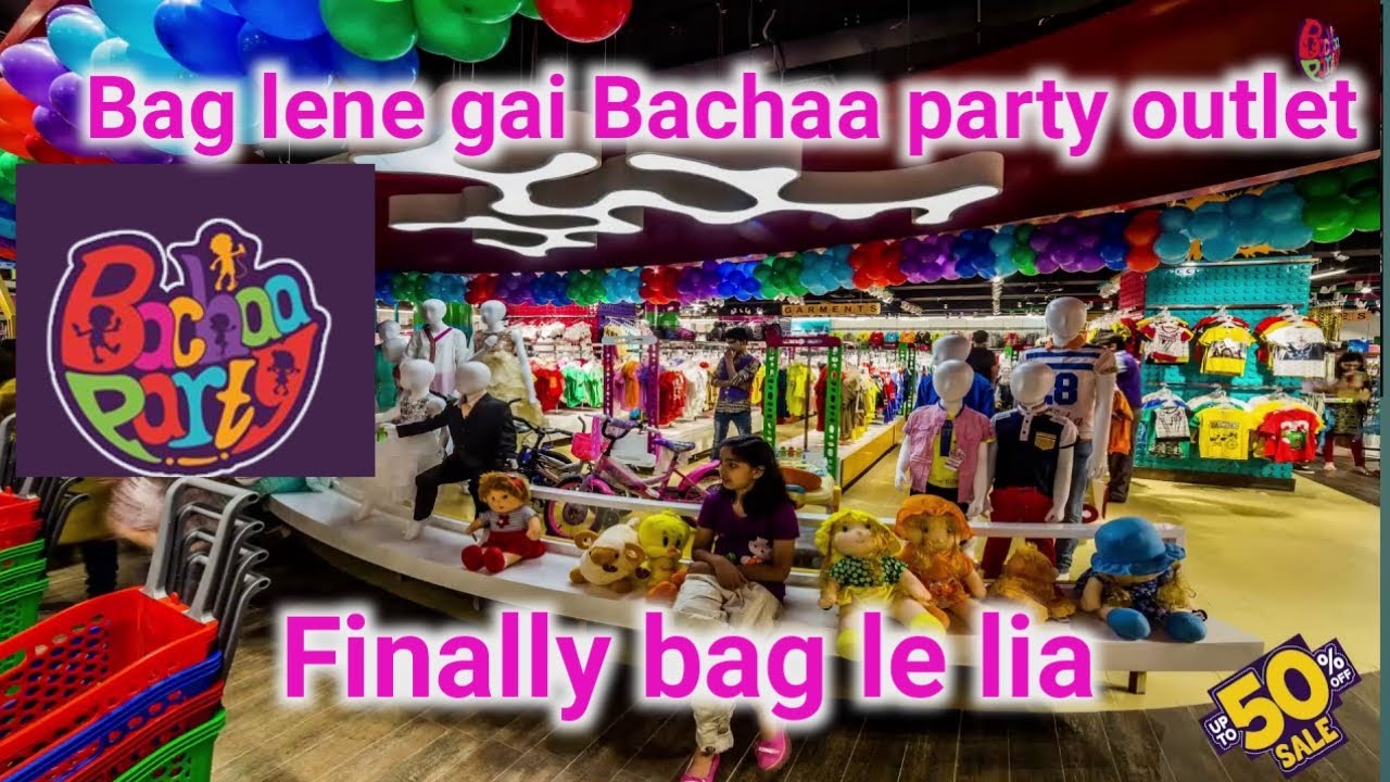 Finally bag le lia || Bachaa party shopping outlet || Bachaa party se finally bag le lia || family
