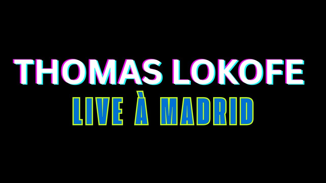 THOMAS LOKOFE EN CONCERT LIVE À MADRID | SOIRÉE GOSPEL INOUBLIABLE