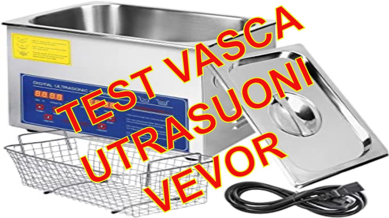 Vasca ad Ultrasuoni Vevor 3 litri. Ecco come Funziona