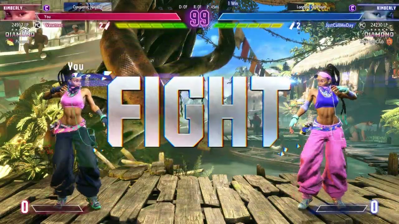 SF6 Master Kimberly Rank-Up Game