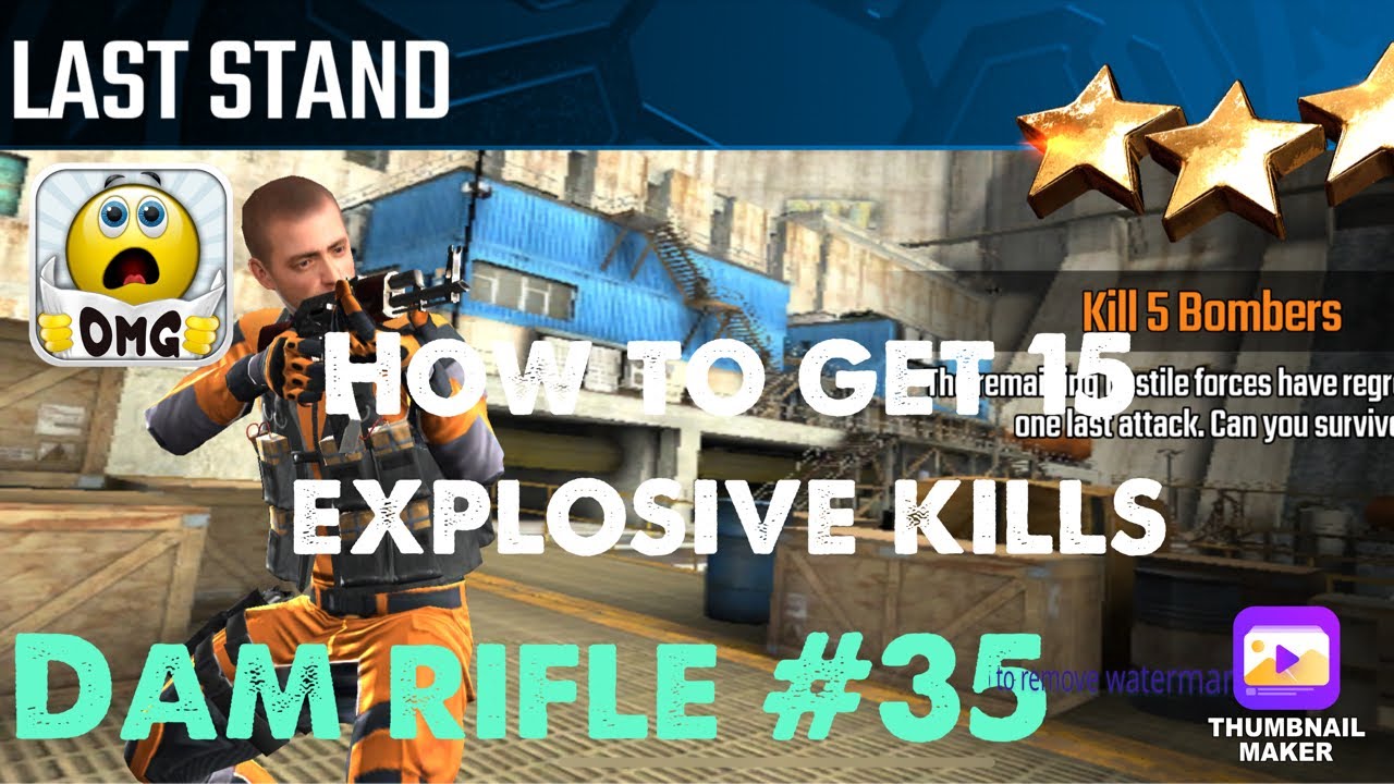 Last Stand,Sniper Strike Special Ops mission #35- Dam (rifle/ zone 15)
