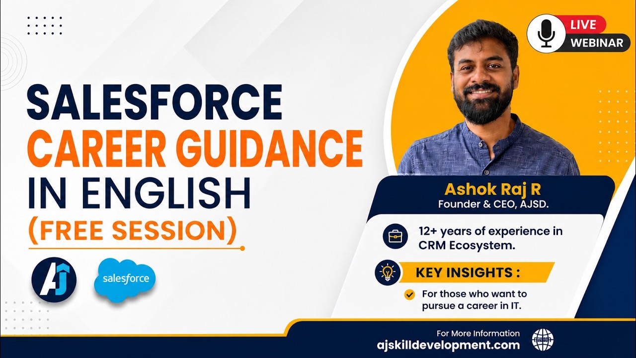 Explained about Salesforce and its career opportunities 2023 | AJ Skill Development Academy