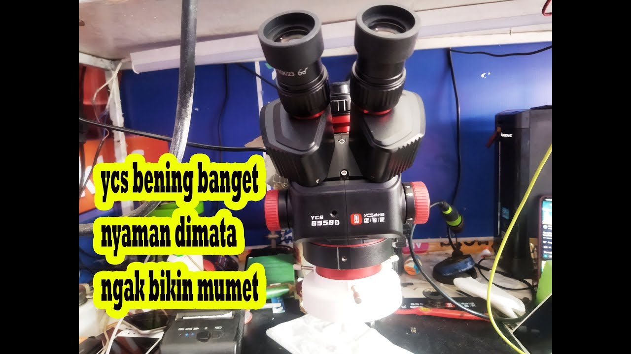 Unboxing MICROSCOPE YCS 6558s | cara rakit microscope ycs 6558s produk viral 2025