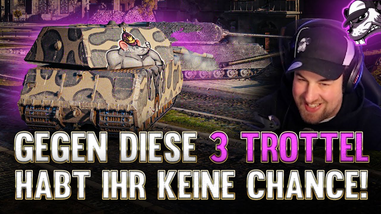 Gegen diese 3 Trottel habt ihr keine Chance! [World of Tanks - Gameplay - Deutsch]