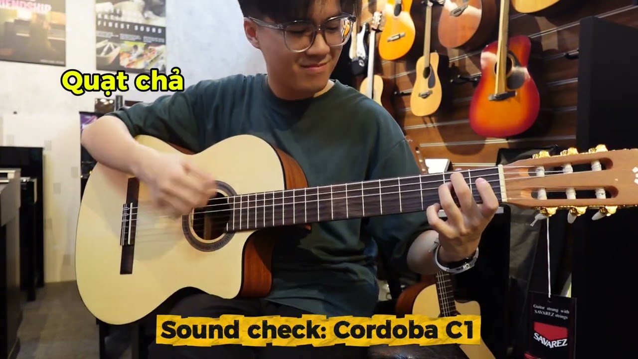 Đ&agrave;n Guitar Classic Cordoba C1M-CE | Sound Check By Piano Plus