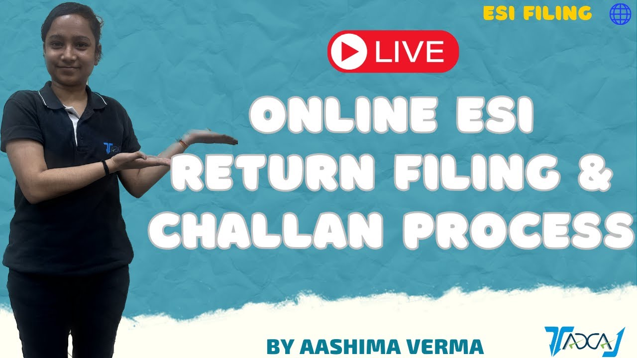 How To File Monthly ESIC Return Online | How To Generate Monthly ESIC Challan for Payment