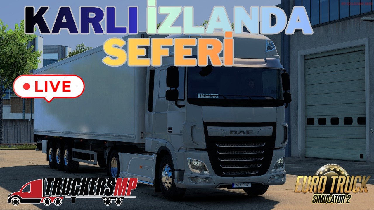 TruckersMP İzlandada Karlı Yollar - Grafik Modlu - ETS2   !dc !destek #keşfet #ets2 #trendi #türkçe