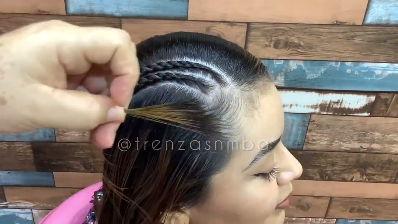 hermoso peinado en trenza combinadas f&aacute;cil ❤️, peinado para ni&ntilde;as
