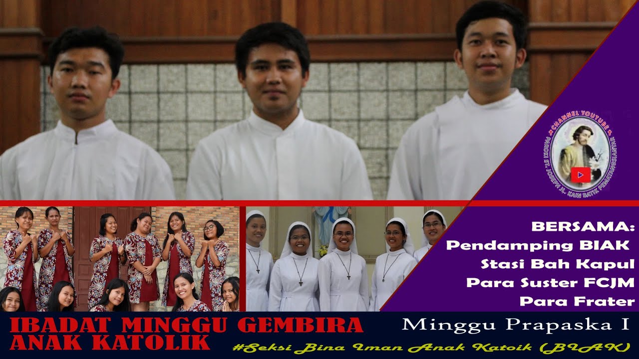 Ibadat Minggu Gembira Anak Katolik, Minggu Prapaska I, 21 Februari 2021