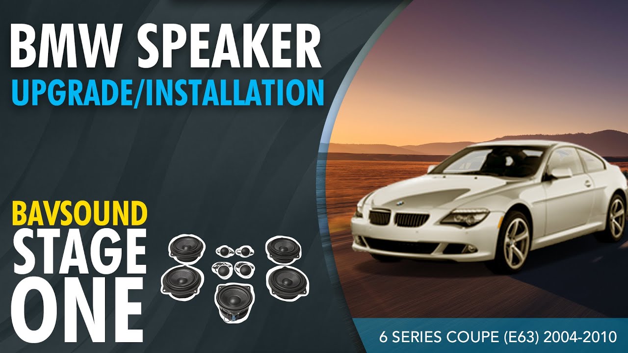 BMW Speaker Upgrade/Installation | 6 Series Coupe (E63) 2004-2010 | BAVSOUND Stage One