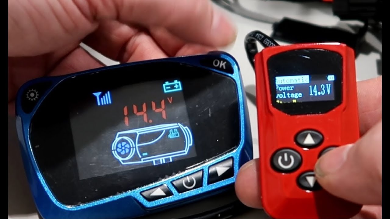 Chinese 2kw vs 5kw diesel/parking heater part 2. Pairing Blue lcd and red remote English language