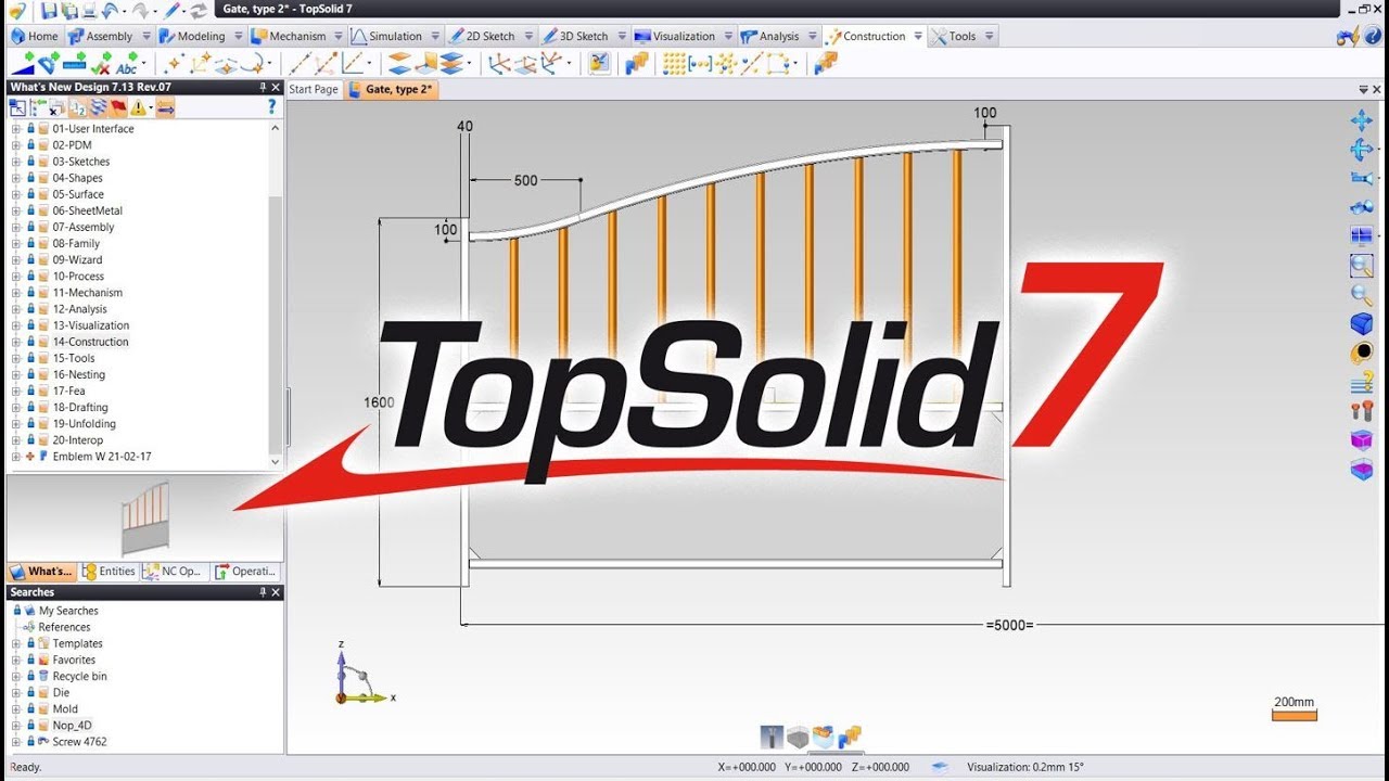 TopSolid 7 : Construction Serialization