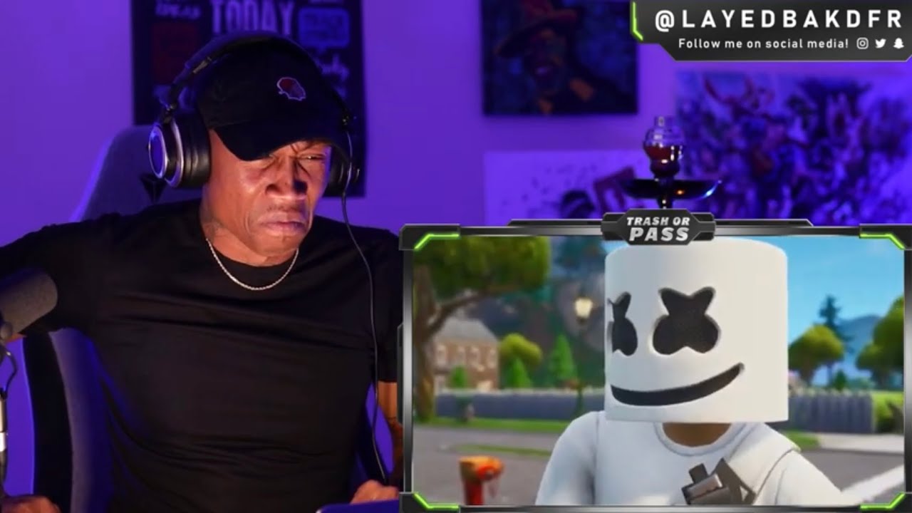TRASH or PASS!! Marshmello ( Blocks Fortnite Music Video ) [REACTION!!]