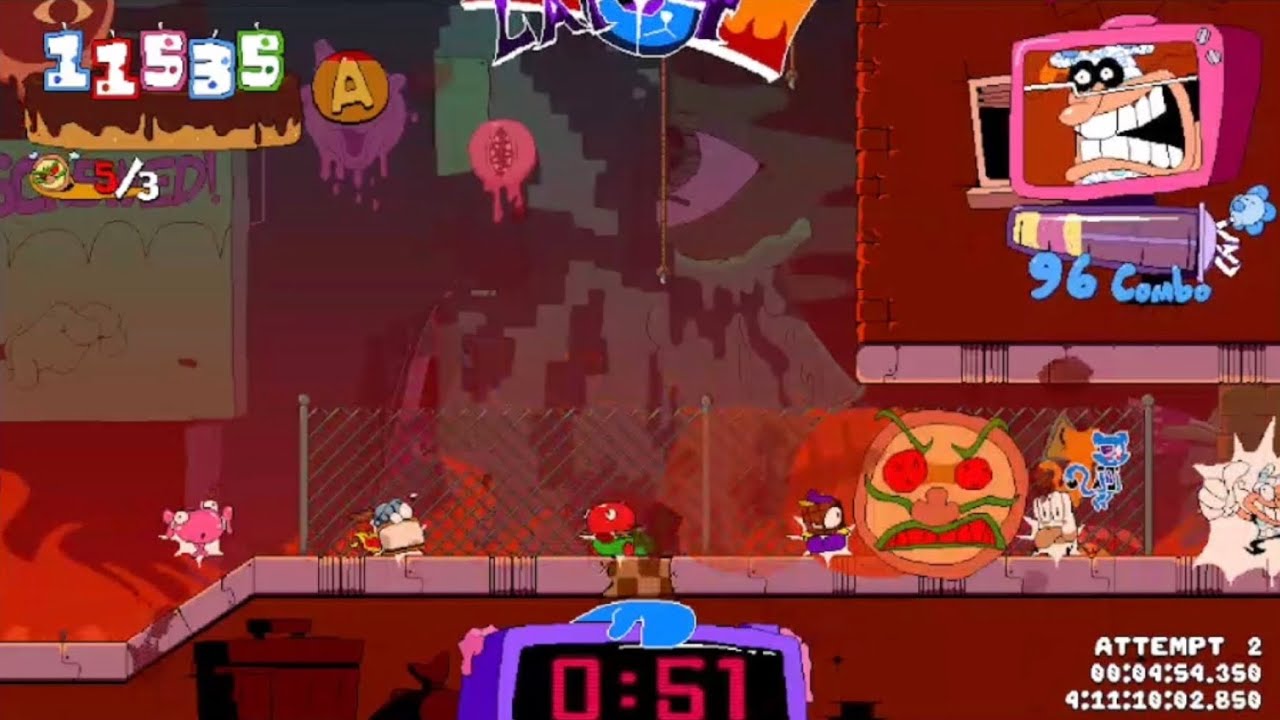Crunchy Construction 5 TAUNTS Lap 4 ChaseDown Mode P Ranks [Extreme Exhibition] (Sugary Spire)