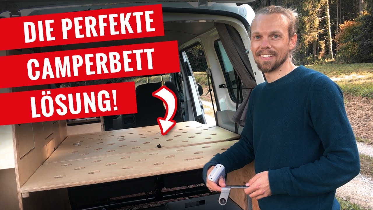 VW T5/T6.1 Campervan | Bett L&ouml;sung von Four-Teile | Bus Vanlife Klappbett