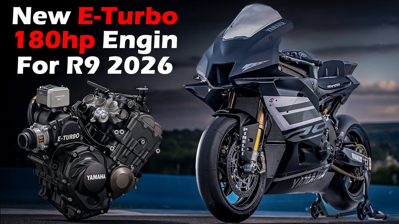 Yamaha Builds Zero-Lag E-Turbo Engine | R9 Turbo!
