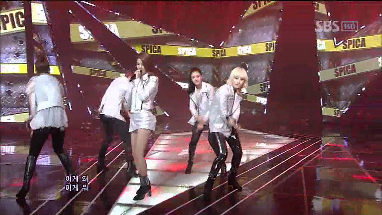SPICA [Русская рулетка] @SBS Inkigayo Популярная песня 20120219