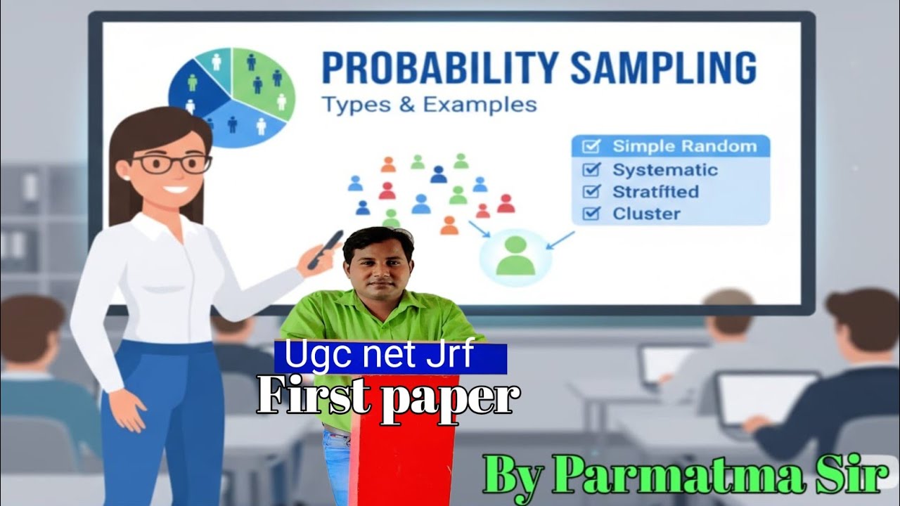 प्रोबेबिलिटी सैंपलिंग, सिंपल रैंडम सैंपलिंग, सिस्टेमेटिक सैंपलिंग, क्लस्टर सैंपलिंग स्पेशल फॉर नेट 