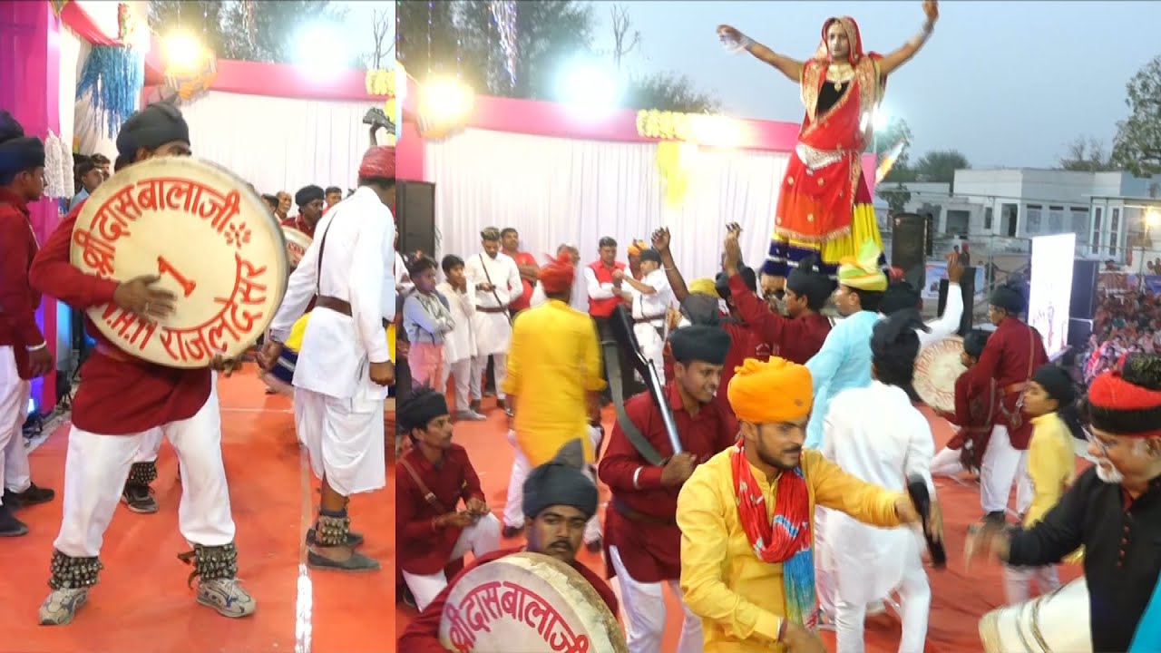 श्री दास बालाजी चंग पार्टी राजलदेसर / यहां माँ के पेट से ही धमाल सीख पैदा होते है Holi Dhamal 2022