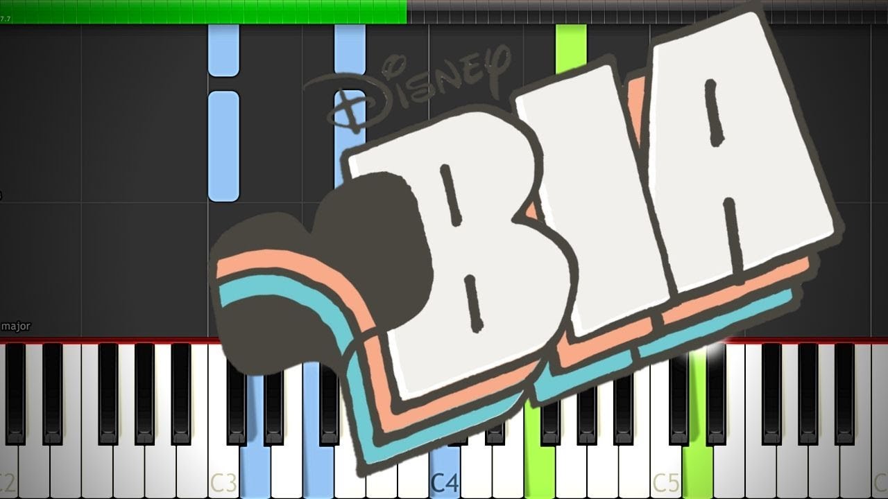 BIA Grita Piano Cover Midi tutorial Sheet app  Karaoke Elenco