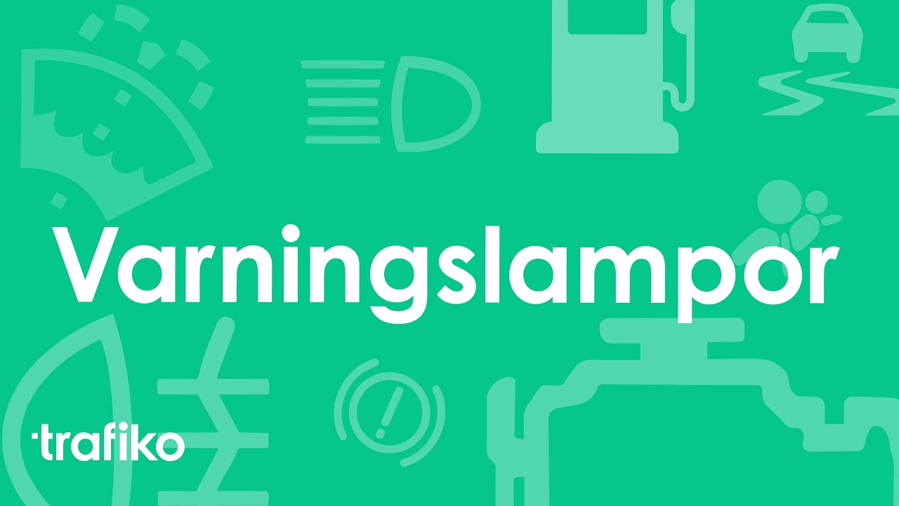Varningslampor & Kontrollampor för Bil (Körkortsteori)