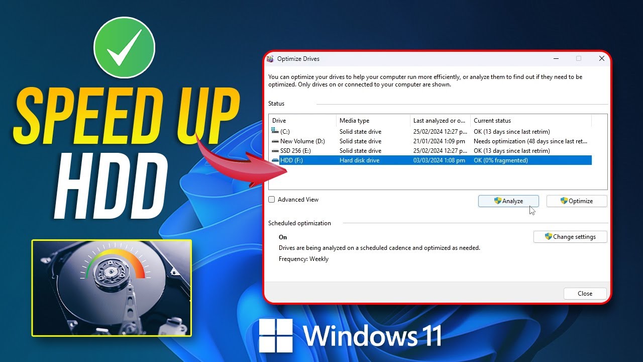 How to Defragment Drives in Windows 11 | Defragment and Optimize Drives on Windows