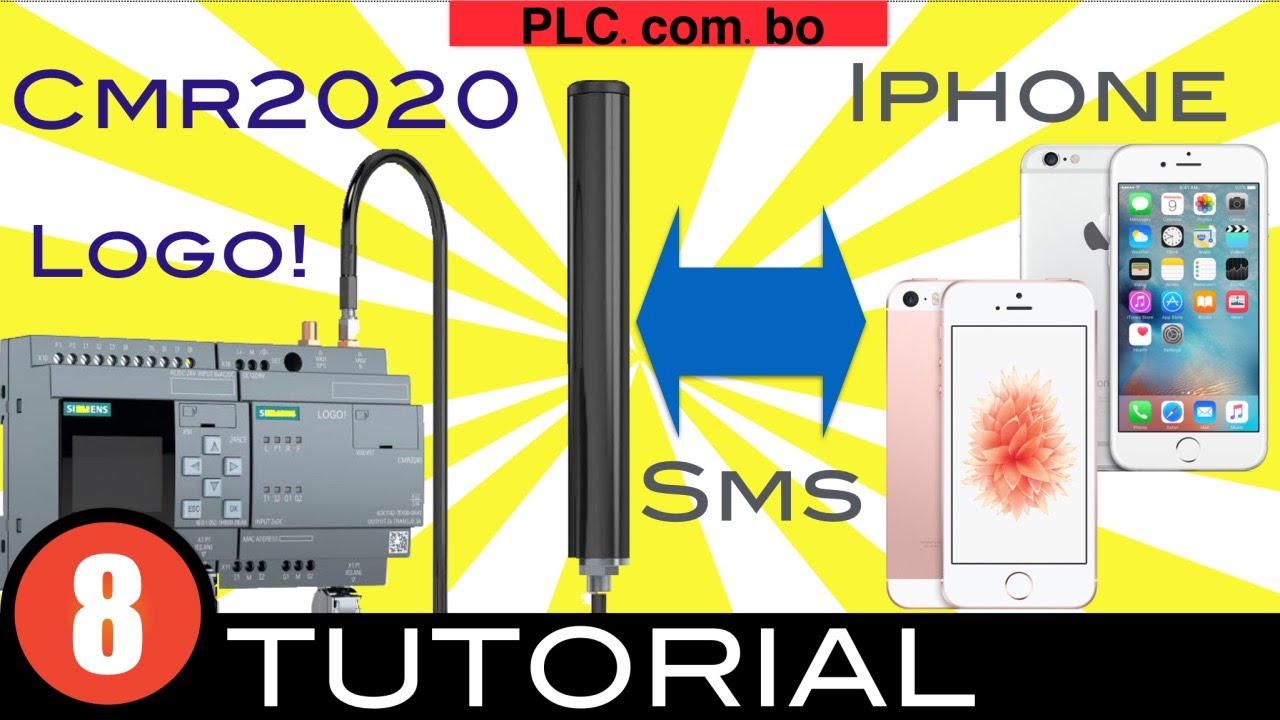LOGO 8 Siemens Tutorial 8 - CMR2020 Modulo GSM con iPhone (Parte 2)