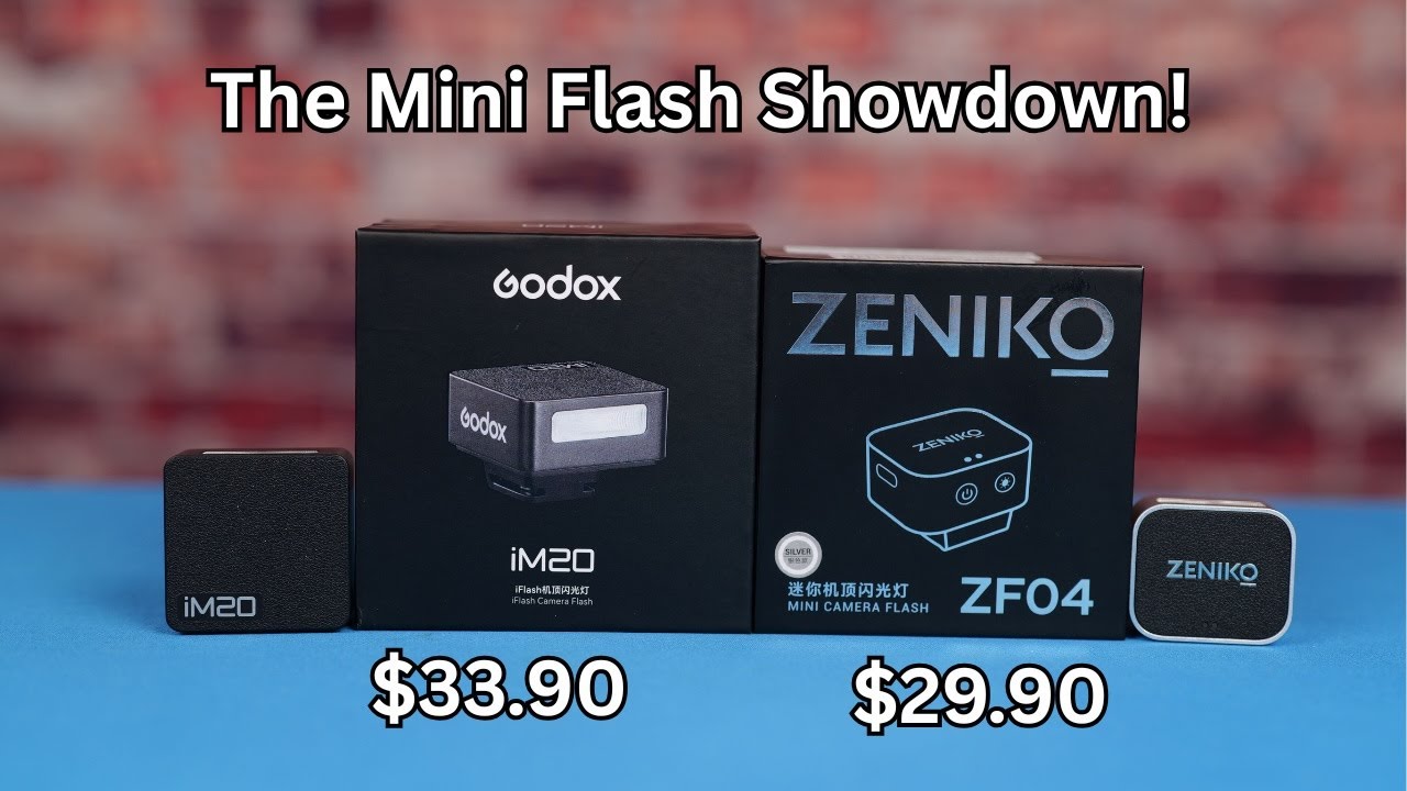 Battle Of The Mini Flashes! Godox iM20 vs Zeniko ZF04.