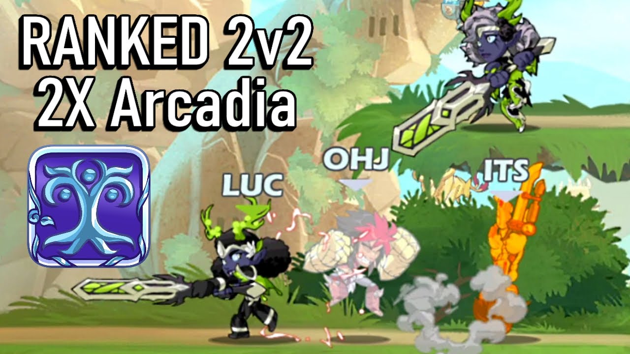 DOUBLE ARCADIA in RANKED 2v2 - Brawlhalla Gameplay