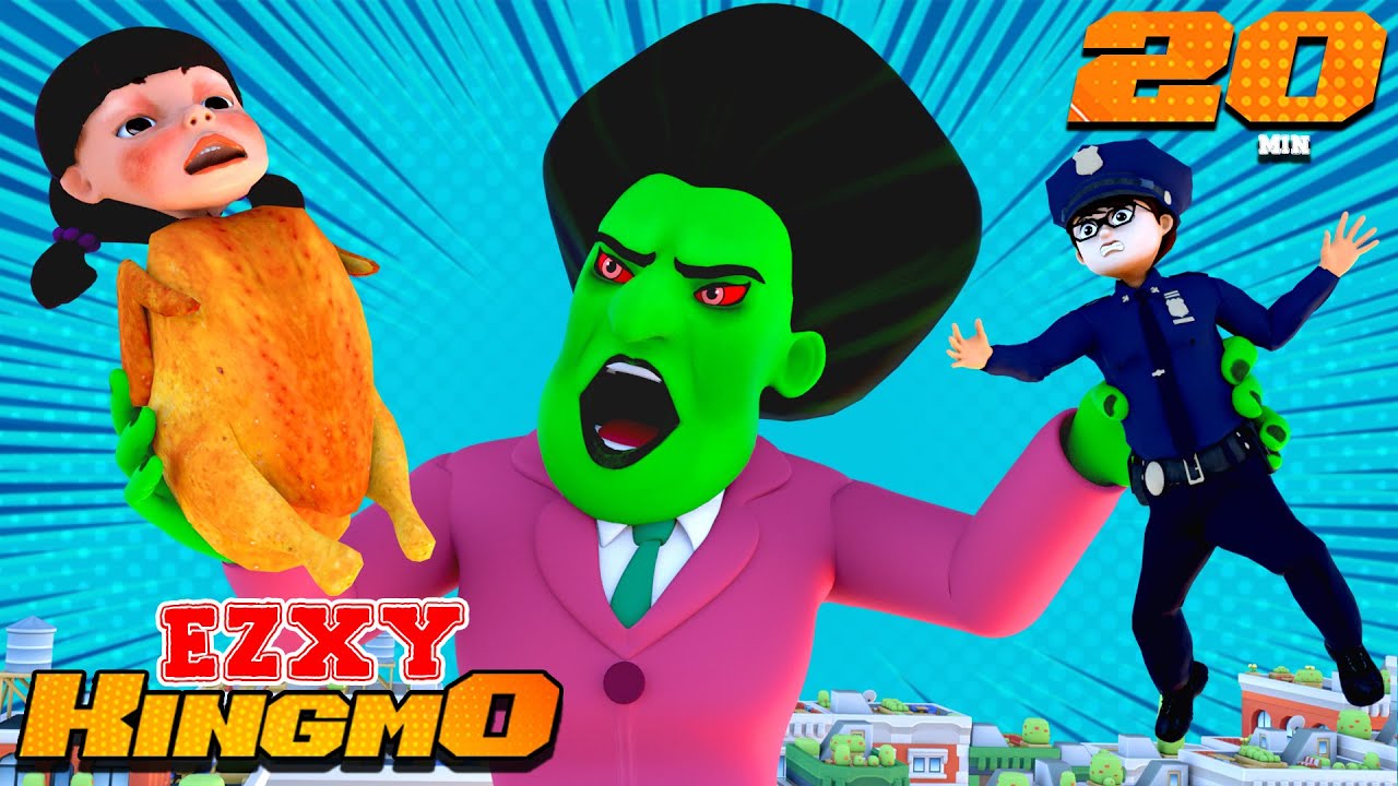 Hero Nick Hulk  Protect Tani and City - Scary Teacher 3D MissT Zombie