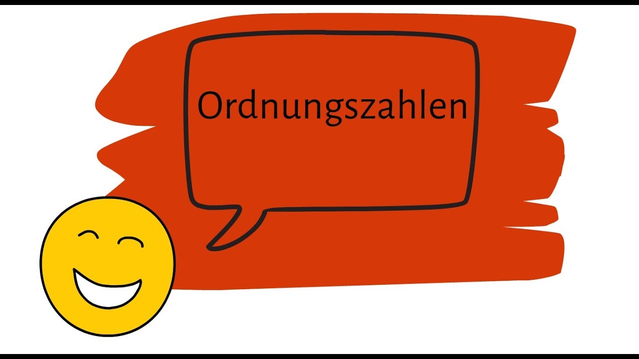Einführung Ordnungszahlen Klasse 1