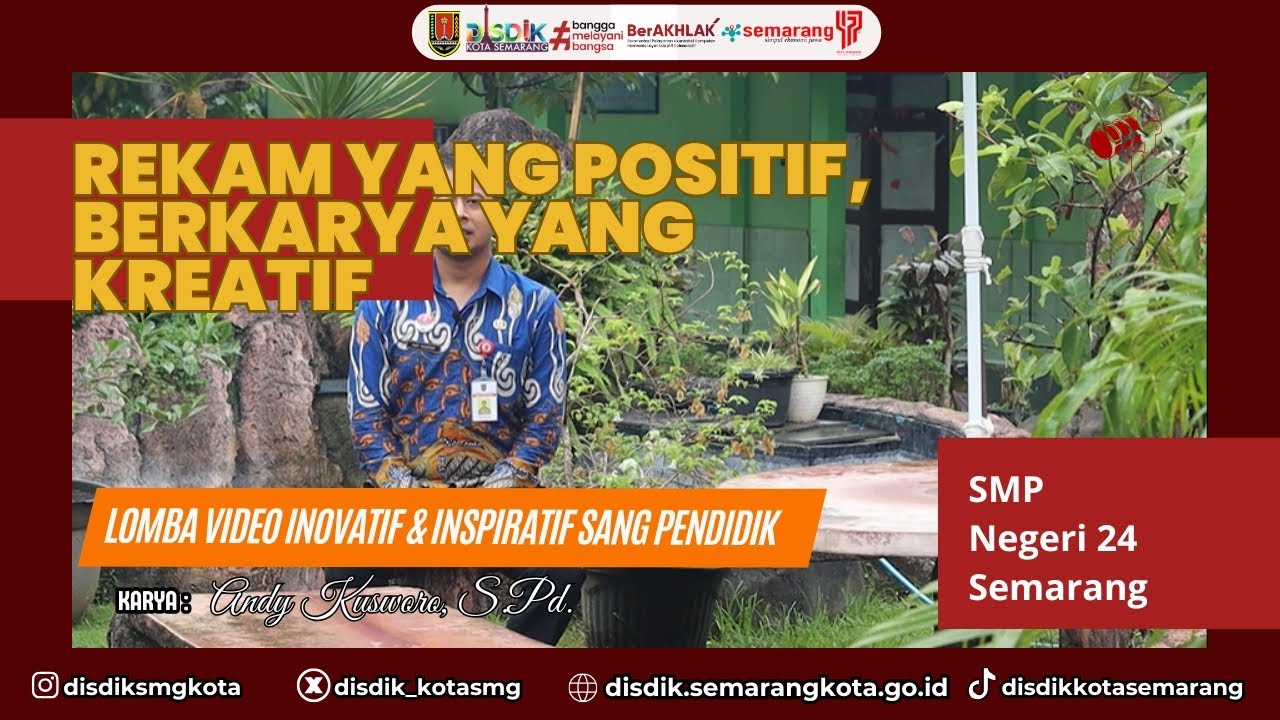 Rekam yang Positif, Berkarya yang Kreatif