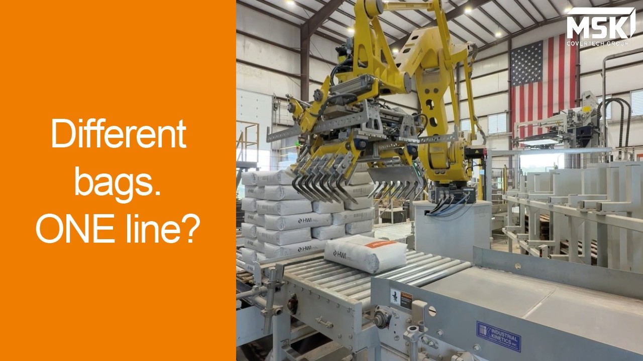 Yes! Automated Palletizing & Stretch Hooding for Mixed Production | MSK Solutions